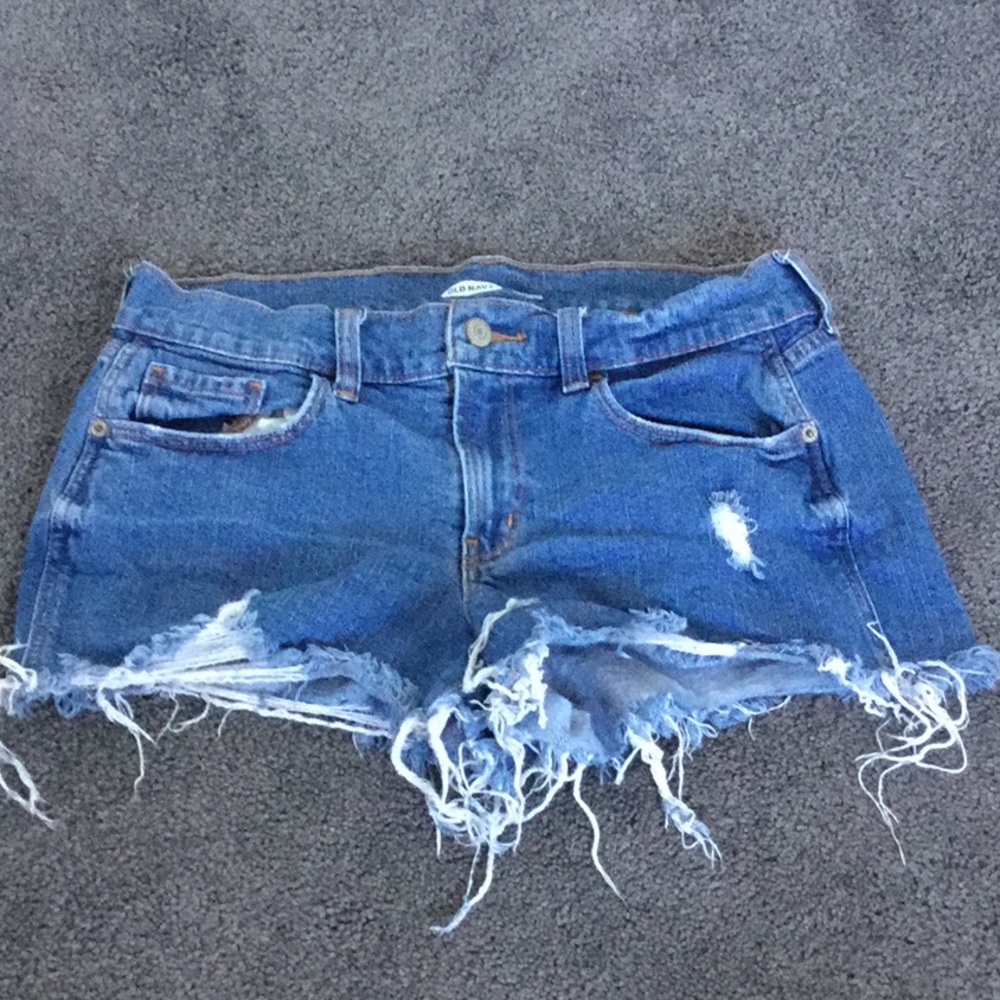 Denim shorts